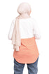 Orange Half Striped Long - Sleeve - Khotwh
