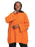 Orange Over Size Pullover - Khotwh