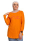 Orange Peel Printed Long - Sleeve Design 23 - Khotwh