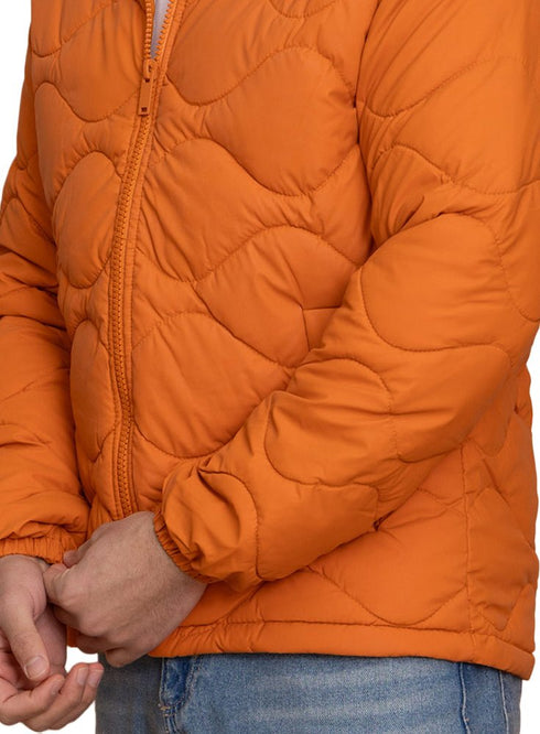 Orange Puffer Jacket 1 - Khotwh