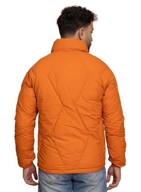 Orange Puffer Jacket - Khotwh