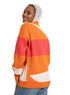 Orange Wave Pullover - Khotwh