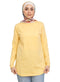 Pastel Yellow Curved Long - Sleeve - Khotwh