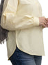 Pastel Yellow Embroidered Poplin Shirt - Khotwh