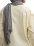 Pastel Yellow Embroidered Poplin Shirt - Khotwh