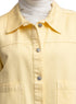 Pastel Yellow Gabardine Jacket 4 - Khotwh