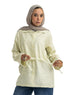 Pastel Yellow RD- Jacquard Embroidered Shirt - Khotwh