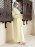 Pastel Yellow RD - Long Cardigan - Khotwh
