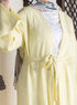 Pastel Yellow RD - Long Cardigan - Khotwh