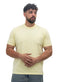 Pastel Yellow Relaxed Round T-Shirt - Khotwh