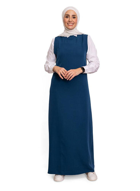 Petroluem Sleeve - Less Dress - Khotwh