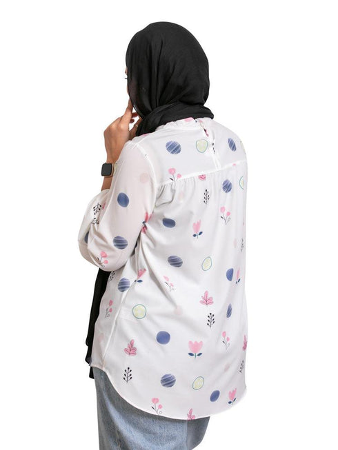 Pink Design 1 Blouse - Khotwh