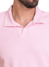 Pink - Design 2 Jacquard Polo Neck T-Shirt - Khotwh