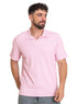 Pink - Design 2 Jacquard Polo Neck T-Shirt - Khotwh
