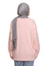 Pink Fluffy Over Size Pullover - Khotwh