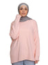 Pink Fluffy Over Size Pullover - Khotwh