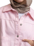 Pink Gabardine Jacket 4 - Khotwh