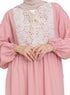 Pink Linen Dress - Khotwh
