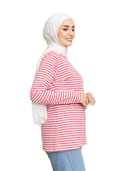 Pink Lines Long Sleeve - Khotwh