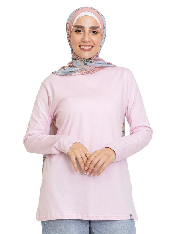 Pink Long - Sleeve - Khotwh