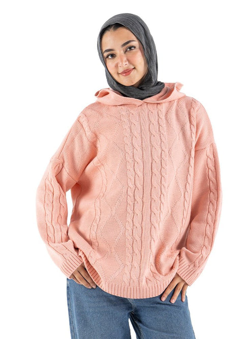 Pink plexus Hoodie Pullover - Khotwh