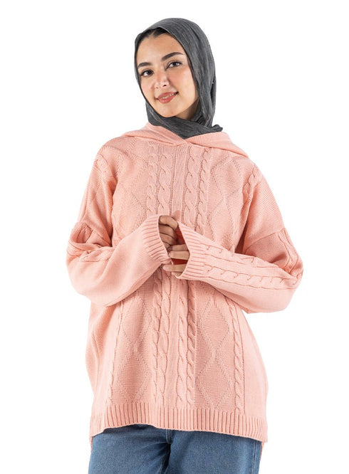 Pink plexus Hoodie Pullover - Khotwh
