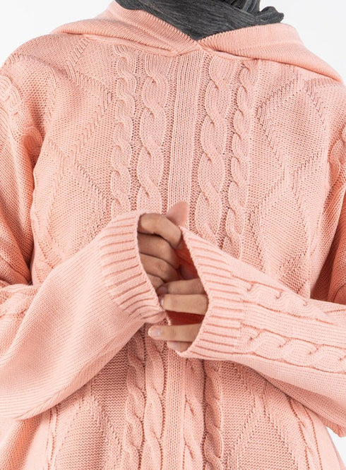 Pink plexus Hoodie Pullover - Khotwh