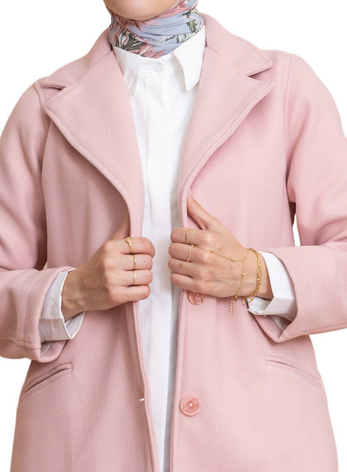 Pink RD - Basic Feather Jacket - Khotwh