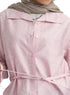 Pink RD- Jacquard Embroidered Shirt - Khotwh