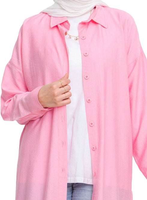 Pink RD - Long Shirt - Khotwh