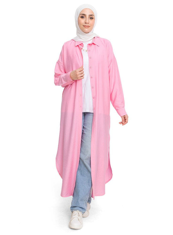 Pink RD - Long Shirt - Khotwh