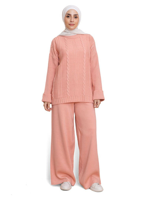 Pink Upside sleeve plexus suit - Khotwh