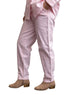 Pink Wide Gabardine Pants - Khotwh