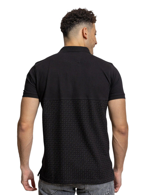 Point - Black C - block Polo Shirt - Khotwh