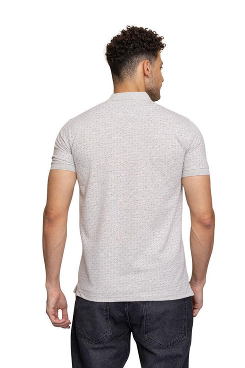 Point - Cloud Printed Polo - Khotwh