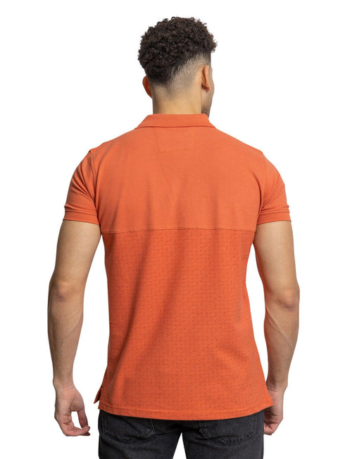 Point - Copper Coin C - block Polo Shirt - Khotwh