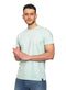 Point Light Aqua Round T-Shirt - Khotwh
