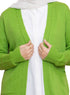 Pool Green Basic Pocket Cardigan - Khotwh