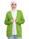 Pool Green Basic Pocket Cardigan - Khotwh
