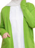 Pool Green Basic Pocket Cardigan - Khotwh