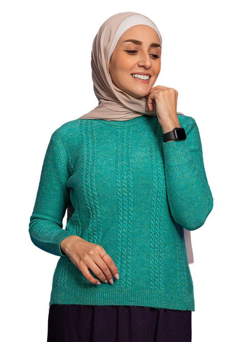 Pool Green Plexus Pullover - Khotwh