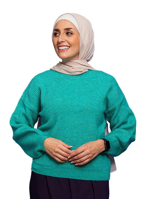 Pool Green Vesper Pullover - Khotwh
