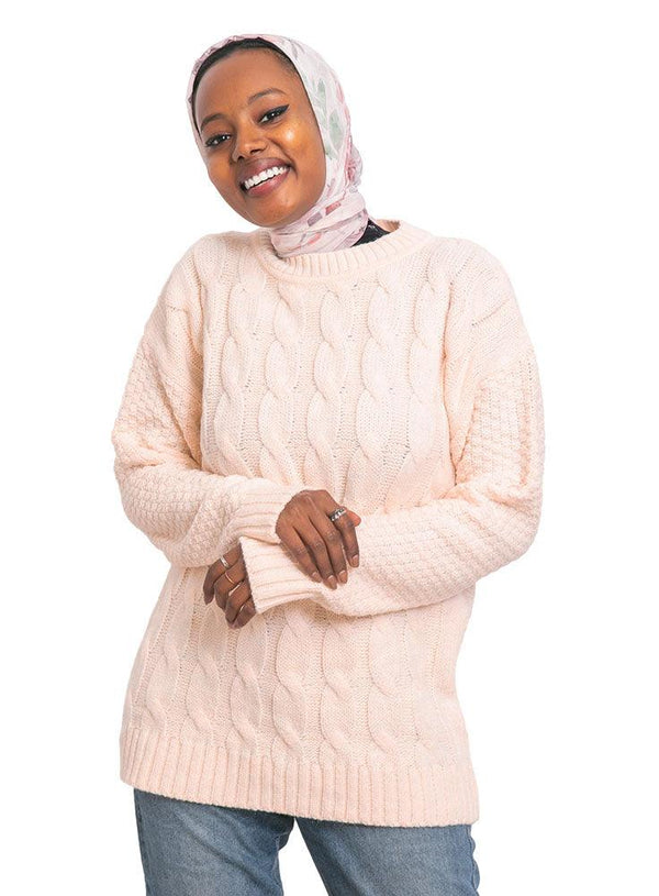 Powder Rose B - Plexus Pullover - Khotwh