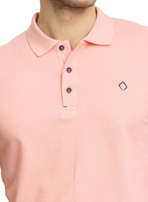 Powder Rose Basic Polo - Khotwh