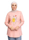 Powder Rose Printed Long - Sleeve Design 7 - Khotwh