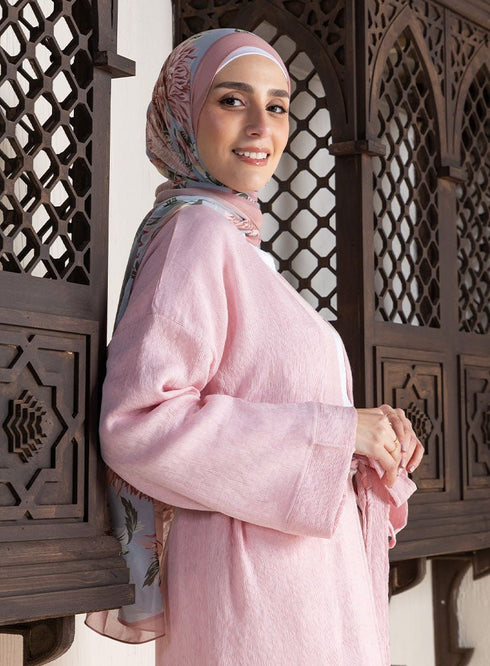 Powder Rose RD - Long Cardigan - Khotwh