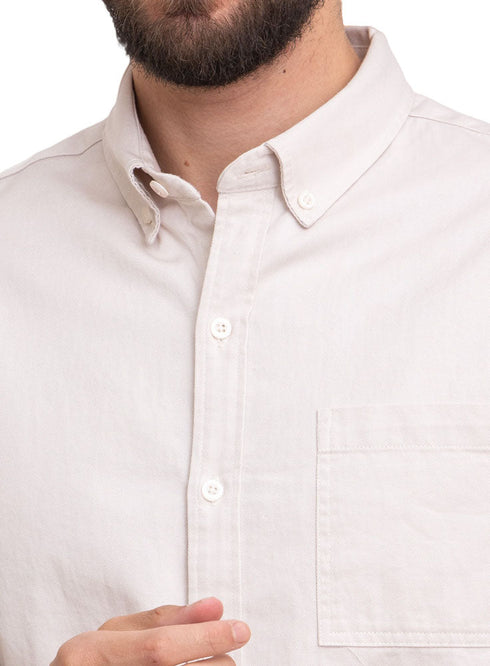 Pumic Stone Gabardine Shirt - Khotwh