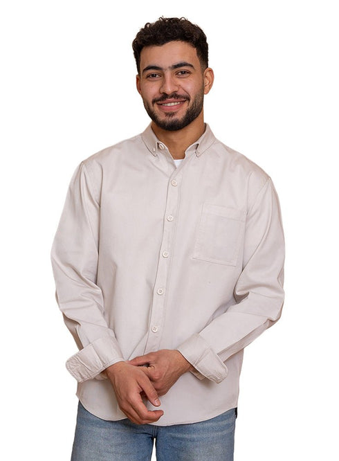 Pumice Stone Gabardine Shirt - Khotwh