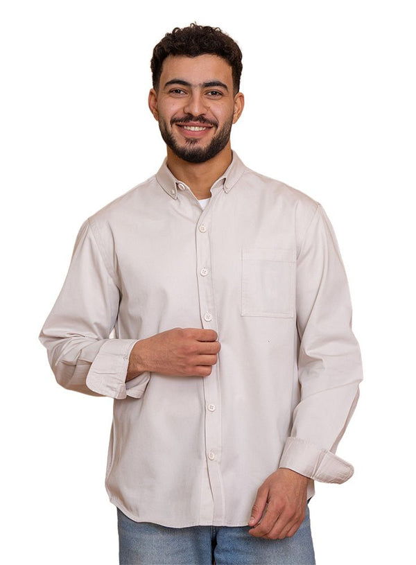 Pumice Stone Gabardine Shirt - Khotwh