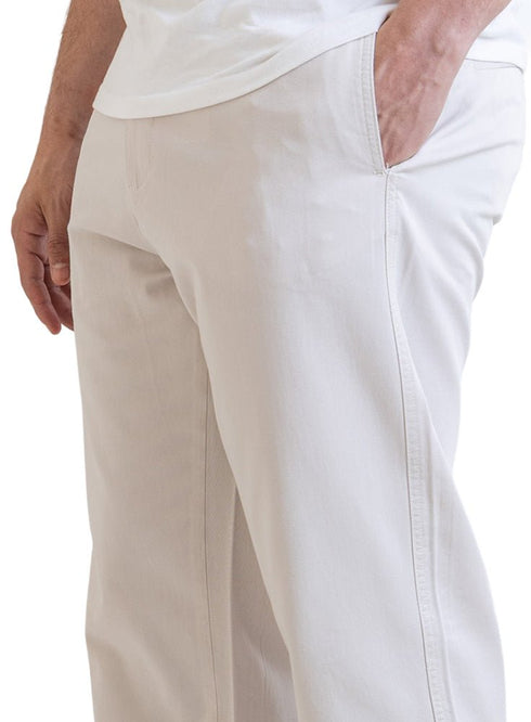 Pumice Stone Straight Leg Gabardine Pant - Khotwh